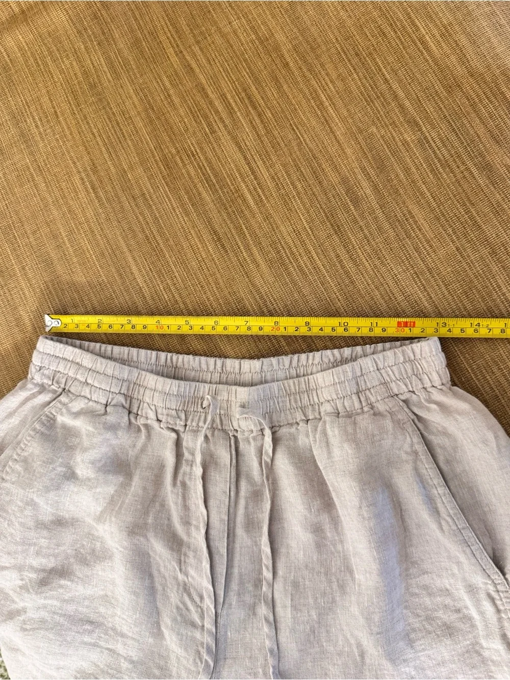 Banana Republic Oatmeal Linen Pants